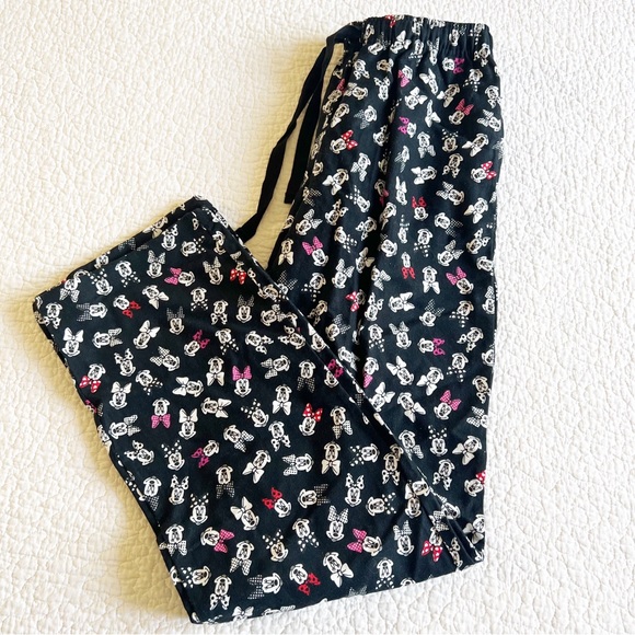 UNIQLO WOMEN Disney Minnie Mouse Black Pants Size XS 100% Cotton New no tags. - Picture 1 of 5